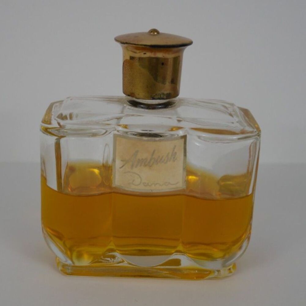 Vintage Dana Ambush Perfume Bottle Partial Collector Display Not for Use